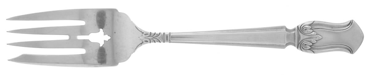Duke of Windsor (Sterling, 1937) Small Solid Cold Meat Serving Fork by Manchester-1