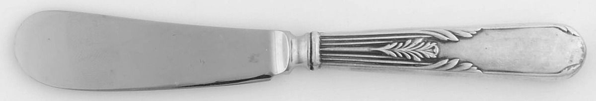 Fleetwood (Sterling, 1910) Butter Spreader Hollow Hdl-Paddle/Stainless Blade by Manchester-1