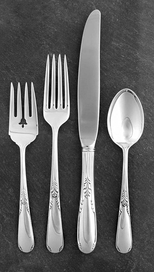 Fleetwood (Sterling, 1910) 4 Piece Place Size Setting by Manchester-1