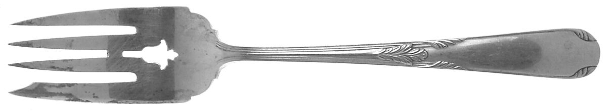 Fleetwood (Sterling, 1910) Small Solid Cold Meat Serving Fork by Manchester-1