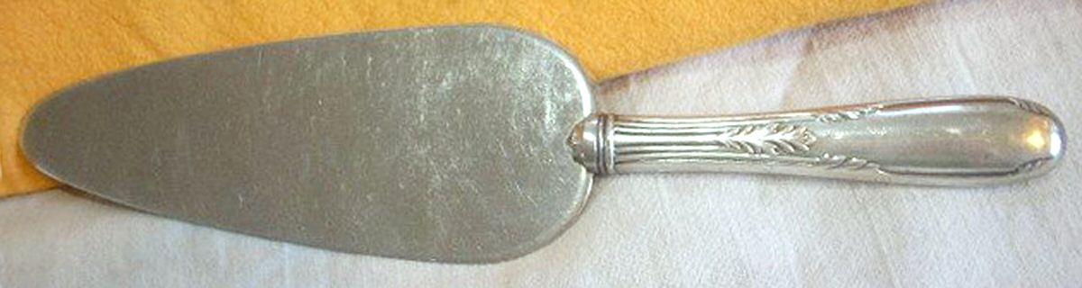 Fleetwood (Sterling, 1910) Pie Server with Silverplate Blade by Manchester-1