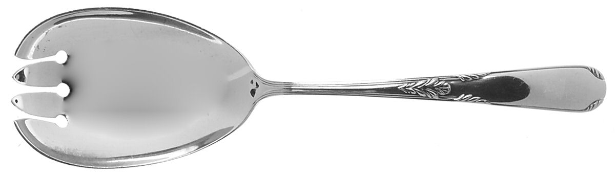 Fleetwood (Sterling, 1910) Solid Salad Serving Fork by Manchester-1