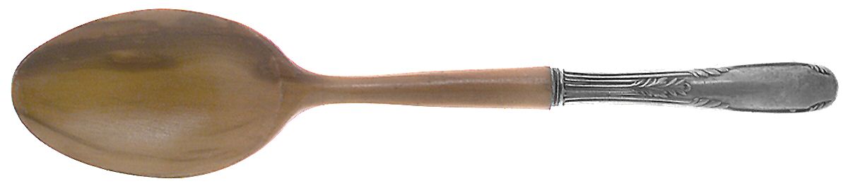 Fleetwood (Sterling, 1910) Salad Serving Spoon with Wooden Bowl by Manchester-1