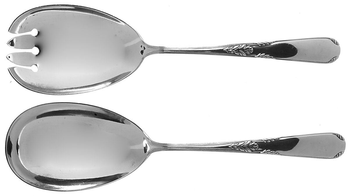 Fleetwood (Sterling, 1910) (2 Pc) Solid Salad Set by Manchester-1