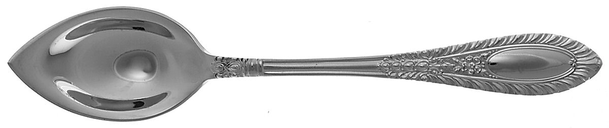 Gadroonette (Sterling, 1938, No Monograms) Fruit/Orange Spoon by Manchester-1