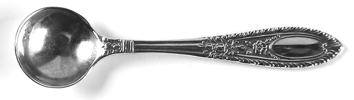 Gadroonette (Sterling, 1938, No Monograms) Individual Salt Spoon by Manchester-1