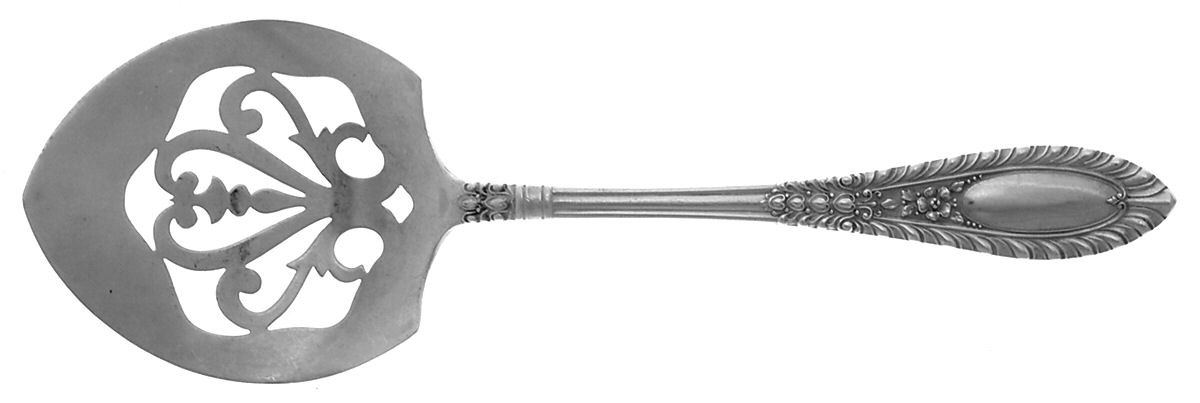 Gadroonette (Sterling, 1938, No Monograms) Tomato Server, Solid Piece by Manchester-1