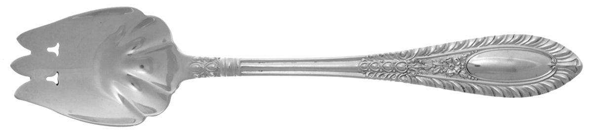 Gadroonette (Sterling, 1938, No Monograms) Ice Cream Fork by Manchester-1