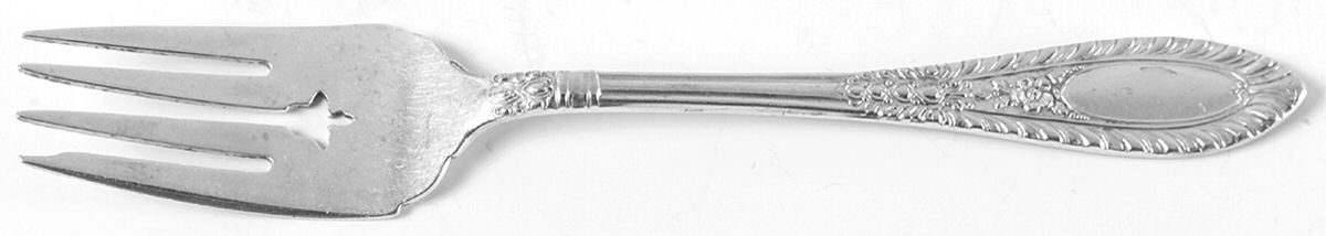 Gadroonette (Sterling, 1938, No Monograms) Individual Salad Fork by Manchester-1