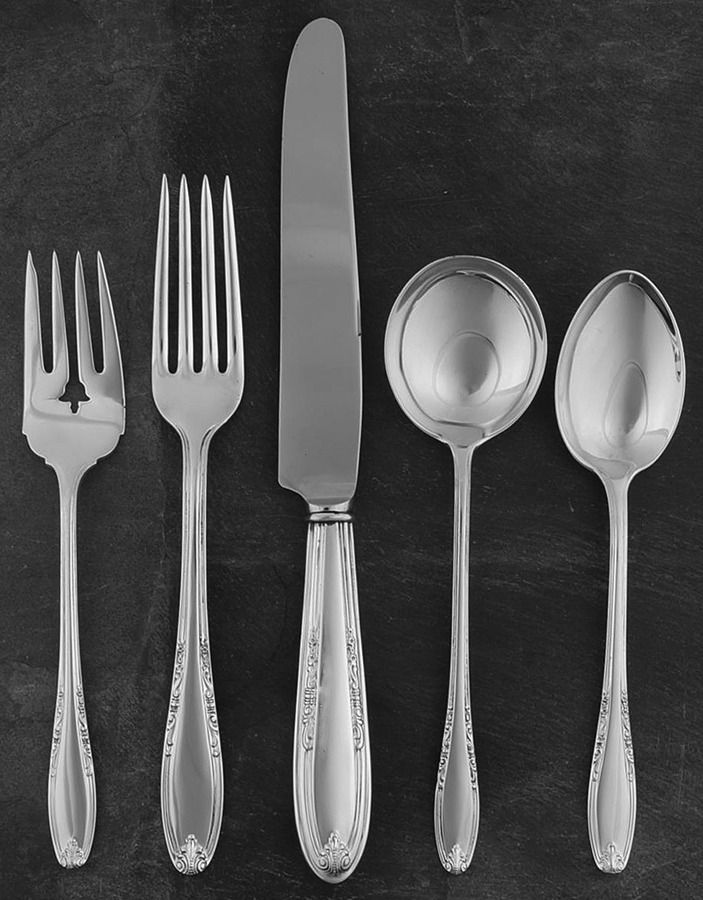 Leonore (Sterling, 1939) 5 Piece Place Size Setting by Manchester-1