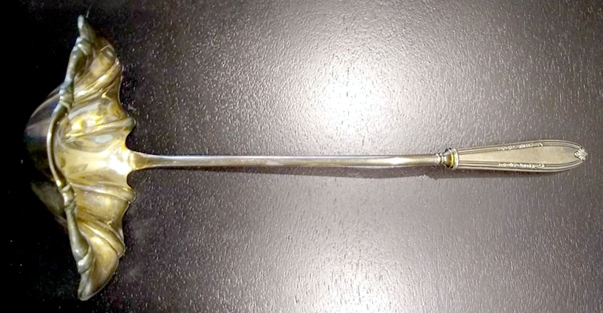 Leonore (Sterling, 1939) Punch Ladle with Silverplate Bowl by Manchester-1