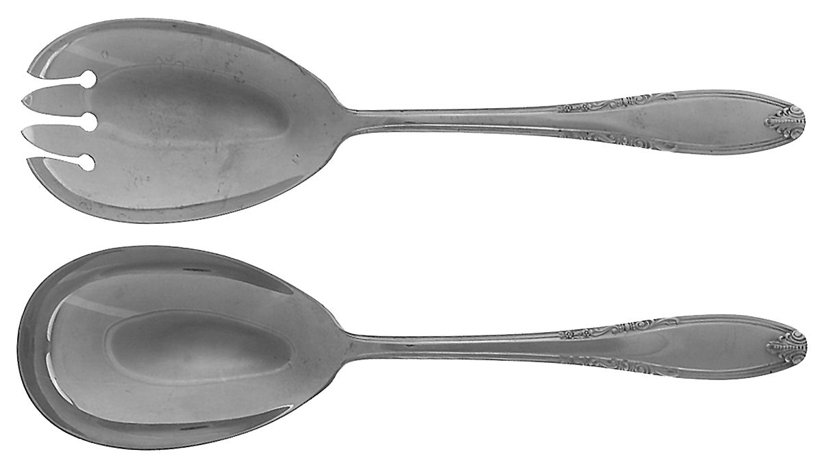 Leonore (Sterling, 1939) (2 Pc) Solid Salad Set by Manchester-1