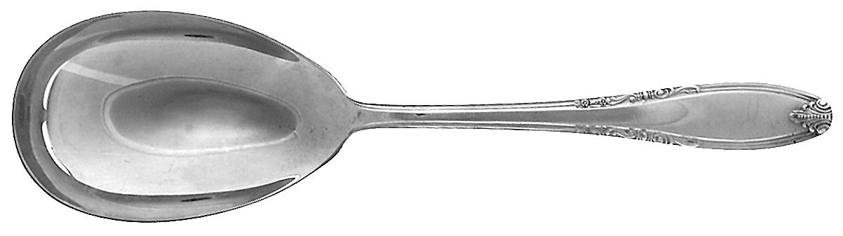 Leonore (Sterling, 1939) Solid Salad Serving Spoon by Manchester-1
