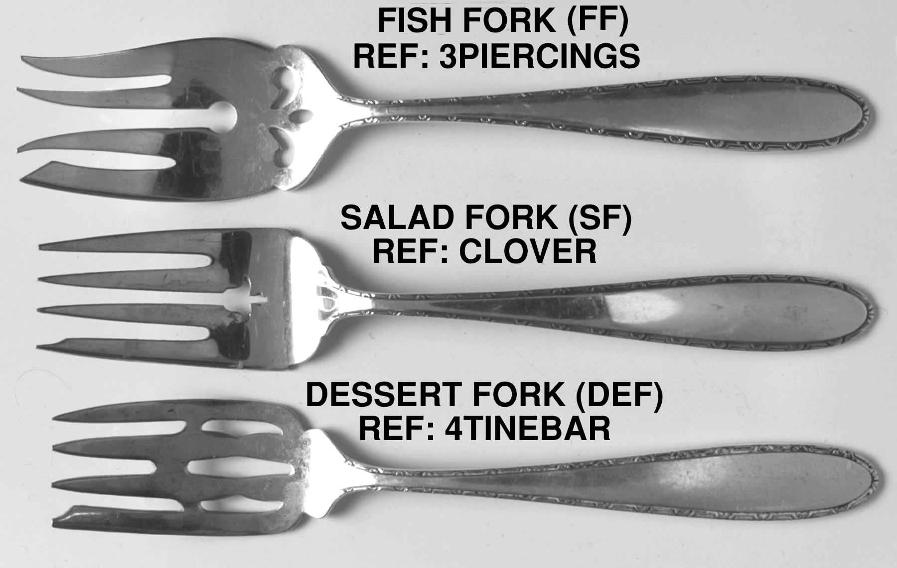 Manchester (Sterling, 1932, No Monograms) Individual Solid Fish Fork by Manchester-1