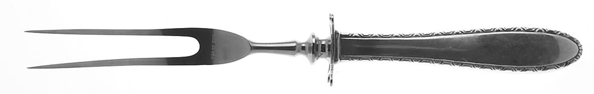 Manchester (Sterling, 1932, No Monograms) Small Steak Carving Fork with Stainless Prongs by Manchester-1