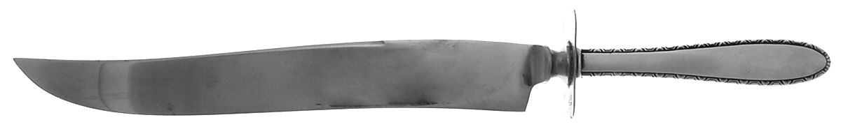 Manchester (Sterling, 1932, No Monograms) Large Stainless Blade Roast Carving Knife by Manchester-1