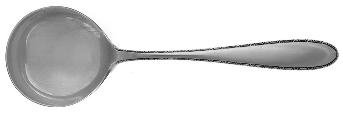 Manchester (Sterling, 1932, No Monograms) Round Bowl Soup Spoon (Bouillon) by Manchester-1