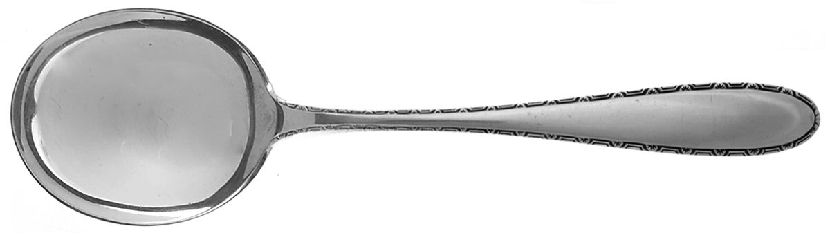 Manchester (Sterling, 1932, No Monograms) Round Bowl Soup Spoon (Gumbo) by Manchester-1
