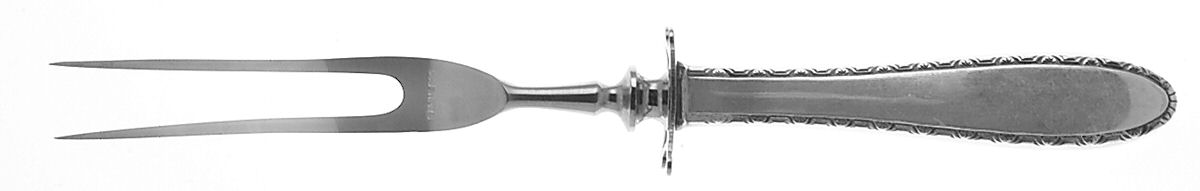 Manchester (Sterling, 1932, No Monograms) Small Steak Carving Fork with Stainless Prongs by Manchester-1