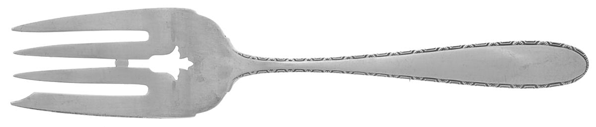 Manchester (Sterling, 1932, No Monograms) Small Solid Cold Meat Serving Fork by Manchester-1