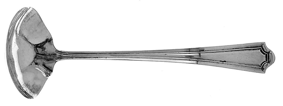 Mary Warren (Sterling, 1910-1932) Solid Piece Cream Ladle by Manchester-1