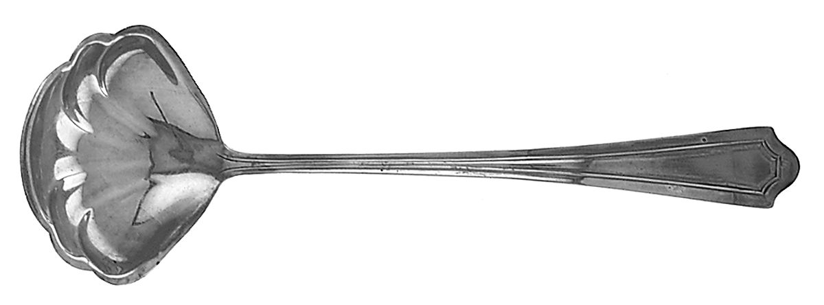 Mary Warren (Sterling, 1910-1932) Solid Piece Cream Ladle by Manchester-1