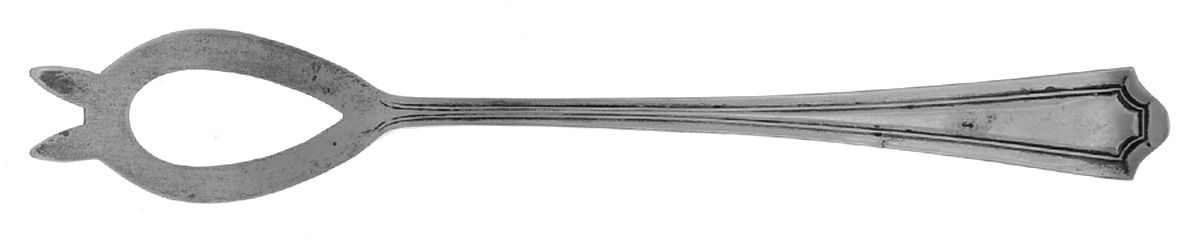 Mary Warren (Sterling, 1910-1932) Pierced Bowl Short Handle Olive Spoon by Manchester-1