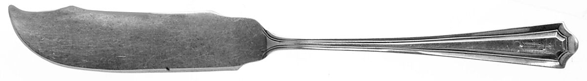 Mary Warren (Sterling, 1910-1932) Flat Handle Master Butter Knife by Manchester-1