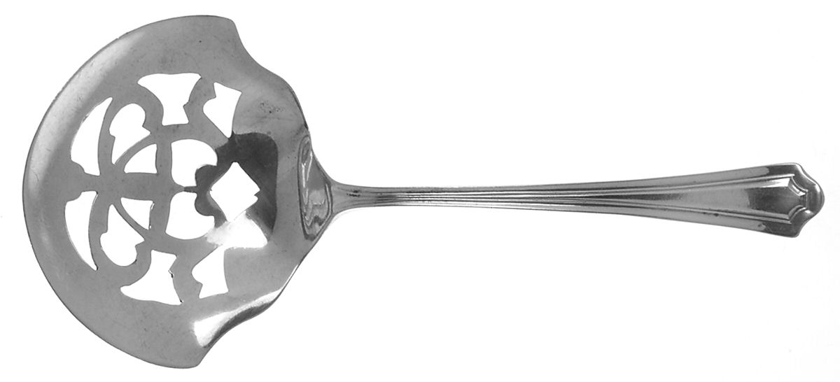 Mary Warren (Sterling, 1910-1932) Small Pierced Nut Serving Spoon by Manchester-1