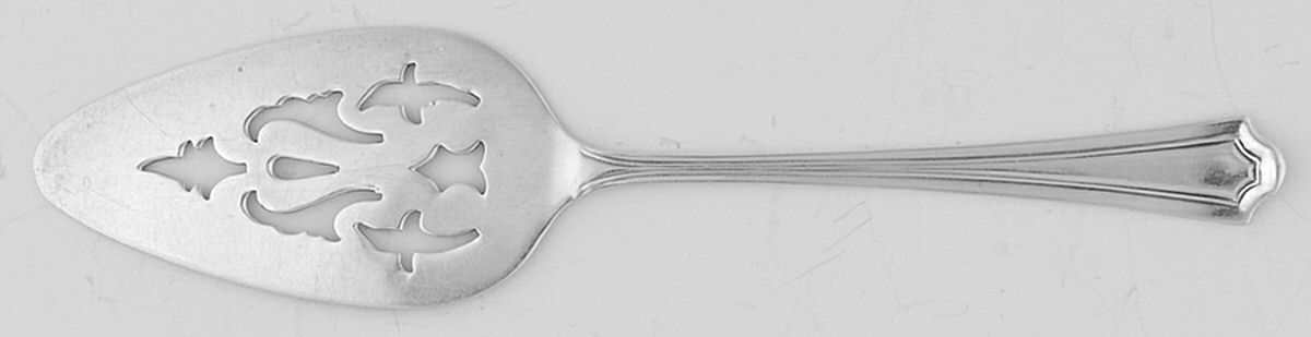 Mary Warren (Sterling, 1910-1932) Solid Pierced Cheese Server by Manchester-1