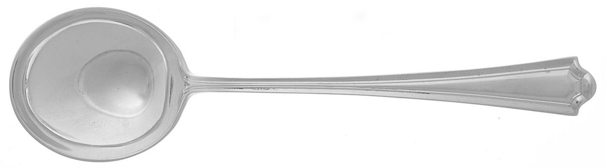 Mary Warren (Sterling, 1910-1932) Round Bowl Soup Spoon (Cream Soup) by Manchester-1