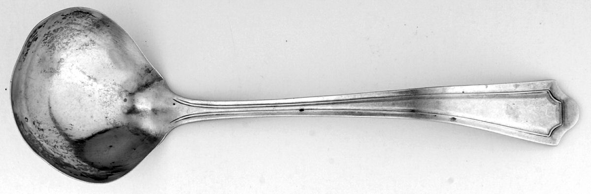 Mary Warren (Sterling, 1910-1932) Solid Gravy Ladle by Manchester-1