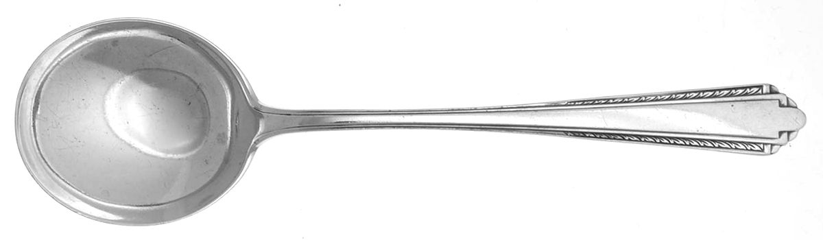Park Avenue (Sterling, 1931, No Monograms) Round Bowl Soup Spoon (Cream Soup) by Manchester-1