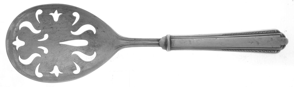 Park Avenue (Sterling, 1931, No Monograms) Pierced Casserole Spoon with Silverplate Bowl by Manchester-1