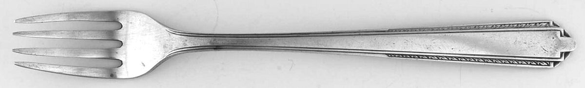 Park Avenue (Sterling, 1931, No Monograms) Grille Fork (Viande) by Manchester-1