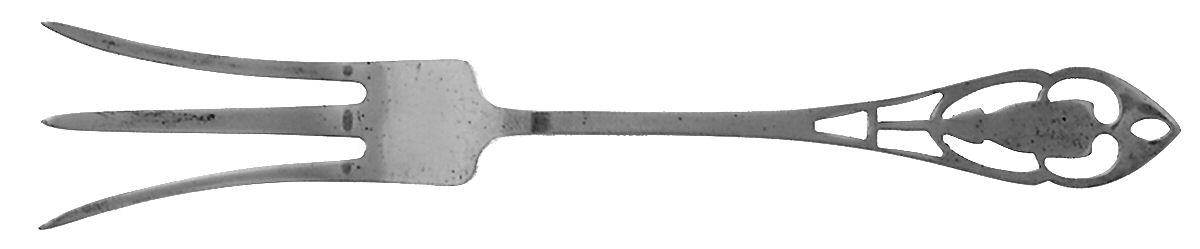 Pierced Handle (Sterling, 1951) Lemon Fork by Manchester-1