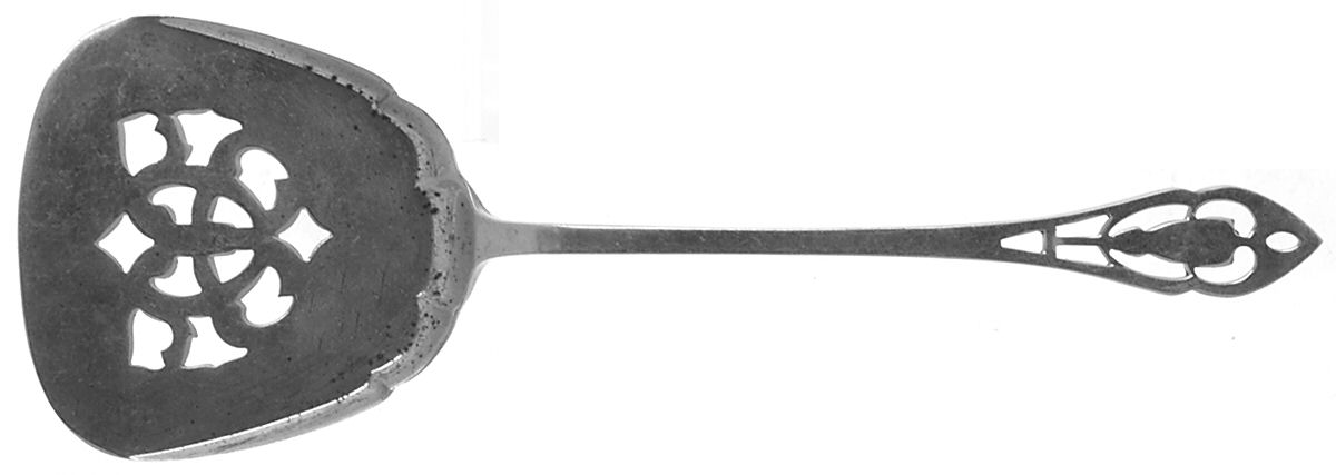 Pierced Handle (Sterling, 1951) Small Cucumber Server by Manchester-1
