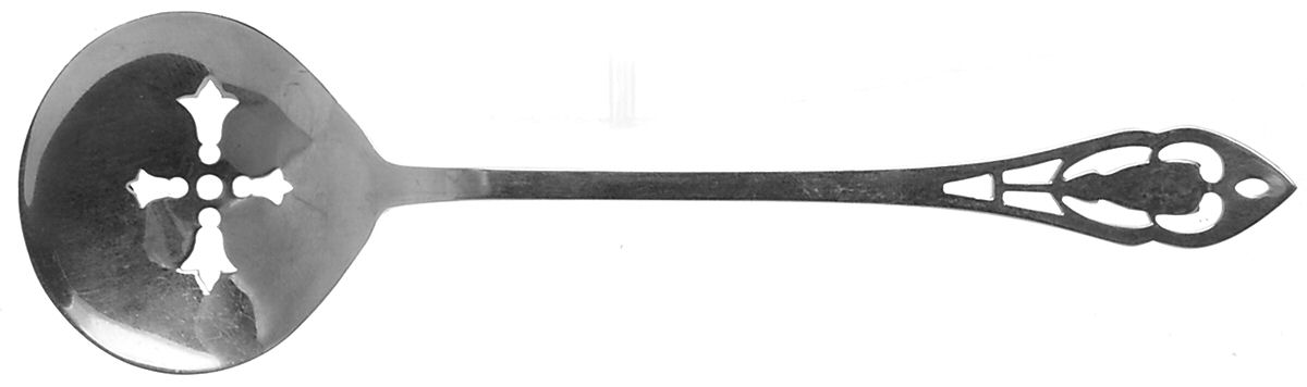 Pierced Handle (Sterling, 1951) Small Cucumber Server by Manchester-1