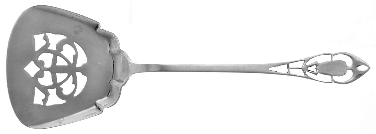 Pierced Handle (Sterling, 1951) Small Cucumber Server by Manchester-1