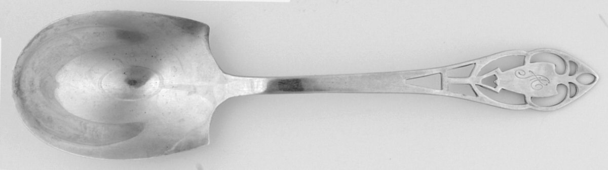 Pierced Handle (Sterling, 1951) Sugar Shovel by Manchester-1