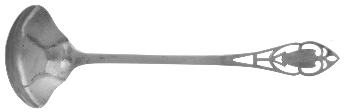 Pierced Handle (Sterling, 1951) Mayonnaise Ladle by Manchester-1