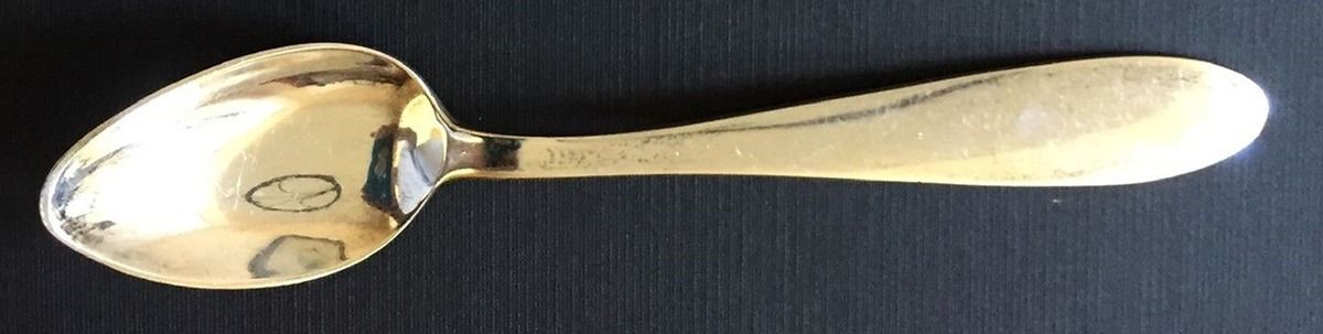 Pilgrim (Sterling, 1932) Straight Handle Baby Spoon by Manchester-1