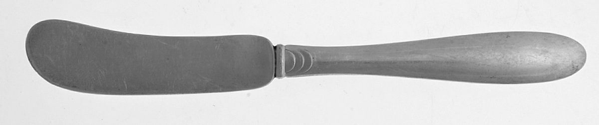 Plymouth (Sterling, 1933) Flat Handle Butter Spreader by Manchester-1