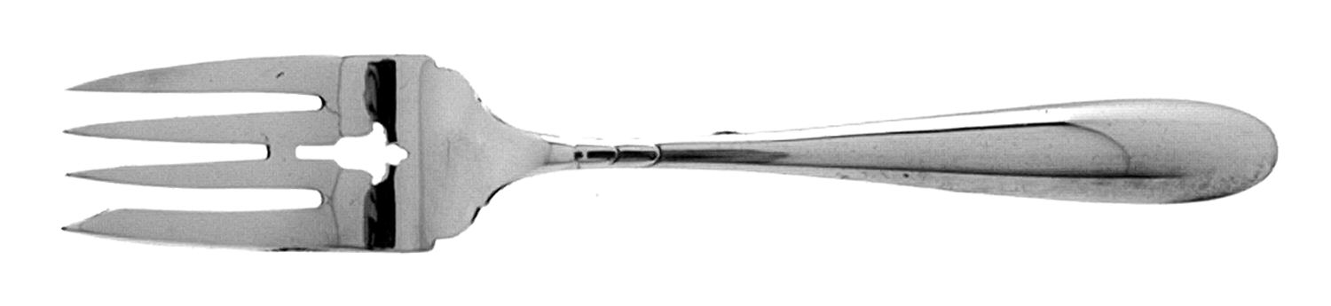 Plymouth (Sterling, 1933) Small Solid Cold Meat Serving Fork by Manchester-1