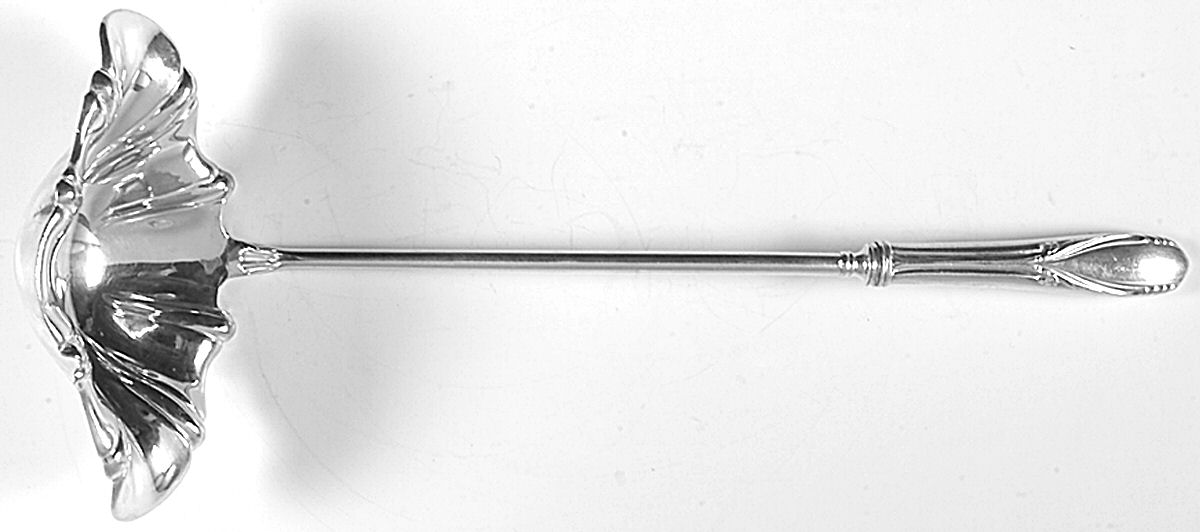 Polly Lawton (Sterling, 1935) Punch Ladle with Silverplate Bowl by Manchester-1
