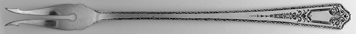 Princess (Sterling, 1910-1932) Long Handle Olive Fork by Manchester-1