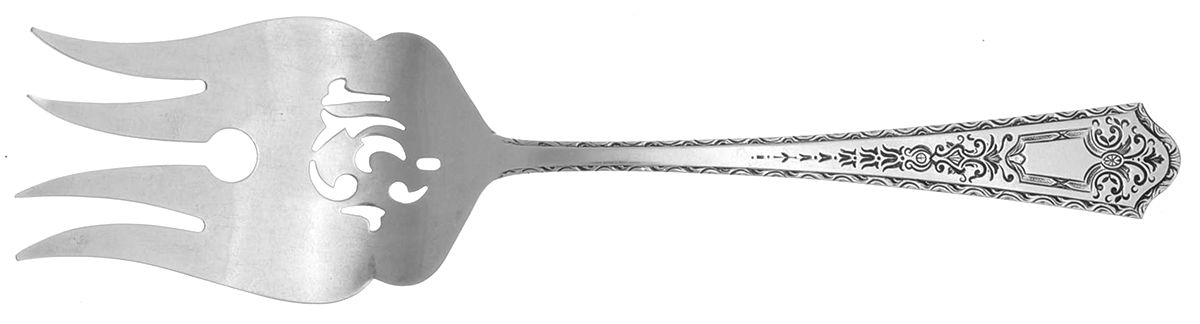 Princess (Sterling, 1910-1932) Small Solid Fish Serving Fork by Manchester-1