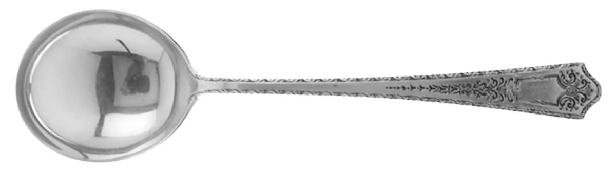 Princess (Sterling, 1910-1932) Round Bowl Soup Spoon (Cream Soup) by Manchester-1