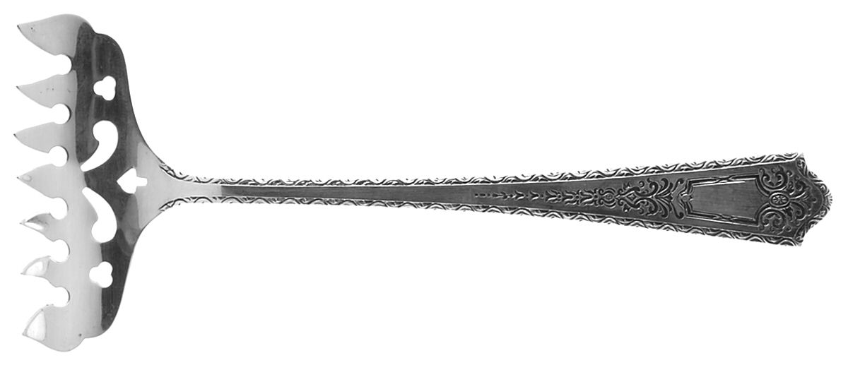 Princess (Sterling, 1910-1932) Large Solid Tined Sardine Serving Fork by Manchester-1