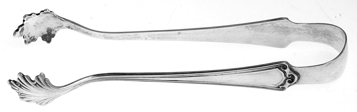 Roanoke (Sterling, 1918) Small Sugar Tongs by Manchester-1